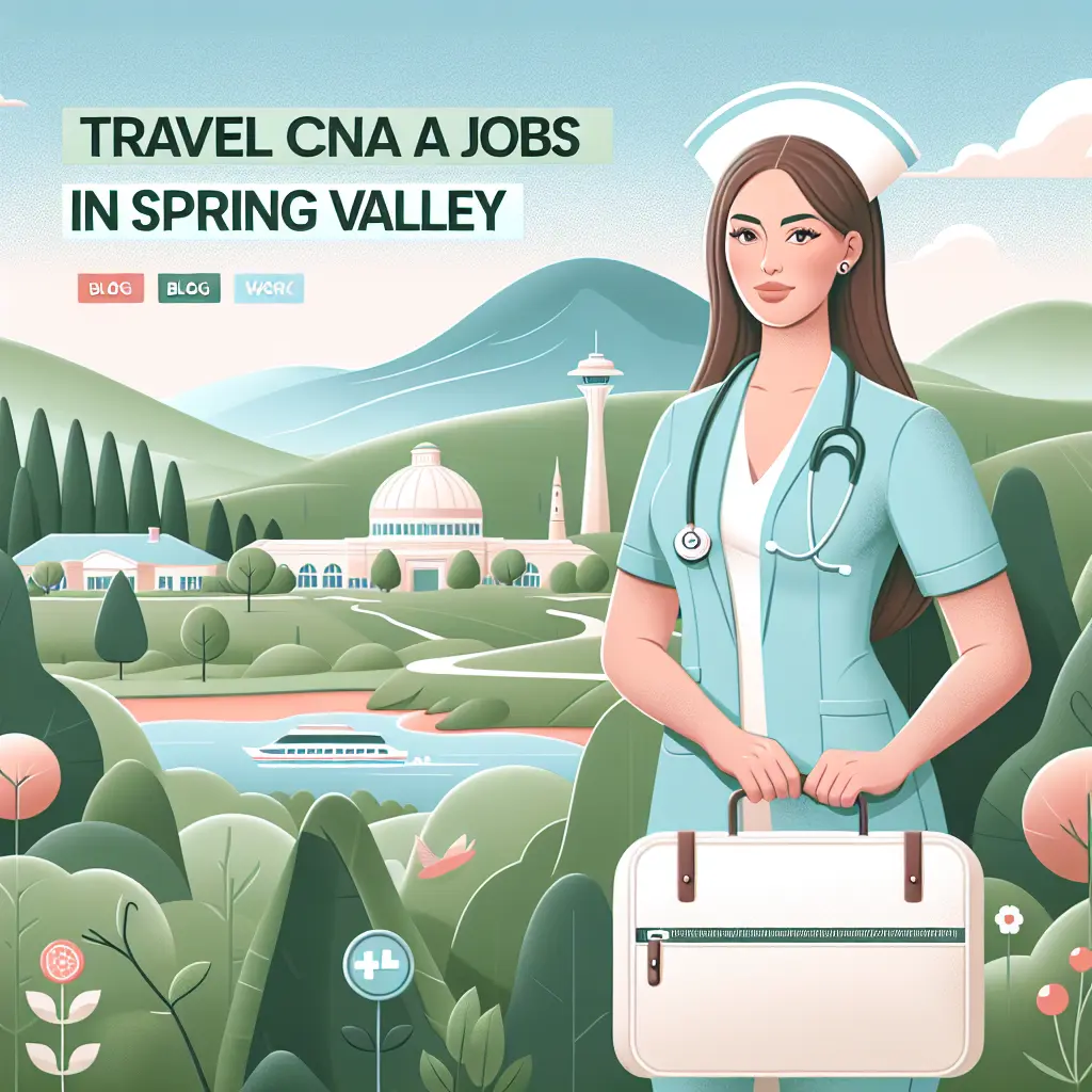 Explore Travel CNA Jobs in Spring Valley